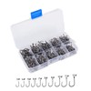 YFFSFDC Fishing Hooks, Fishing Hooks, 500 Pcs Set (#3-#12) with