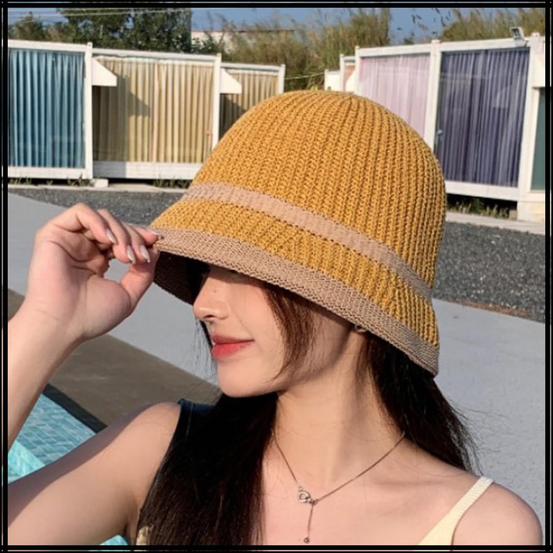 White Fang CA915 Women's Knit Hat, Summer Knit, Solid, 2