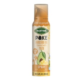 Mantova Poke Yuzu Flavored Avocado Oil Spray, 3.4 fl. oz. (Pack of 2), 100% Pure, Heart-Healthy Avocado Oil, Vegan-Friendly, Gluten-Free, Cholesterol-Free, Certified Kosher