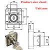 Cabinet Doors Drawer Heavy Safety Closet Lock with Keys Deadbolt