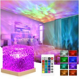 ZTZK Luxocean Lamp, Polar Light Lamp - 16 Colours LED Starry Sky Projector 30 Lighting Modes for Bedroom/Party/Playroom Ocean Lamp