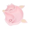 Baby Suction Plate Cute Fox Shape Non Toxic Safe 3