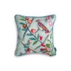 Out Style Throw Pillow Cover Floral Imported Fabric (Cersey, Pomegranate,