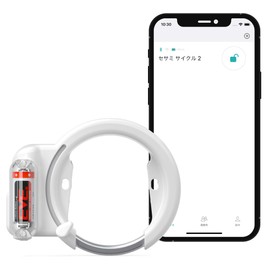 CANDY HOUSE Candy House, No Key Required, Unlock with Smartphone, Smart Lock, Smart Key, Bicycle SESAME CYCLE2, Sesame Cycle 2, White, Keys, Electronic Lock, Smartphone, Waterproof, IPX4, Easy