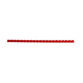 GBC CombBind Binding Combs, 12 mm, 95 Sheet Capacity, A4, 21 Ring, Red, Pack of 100, 4028217