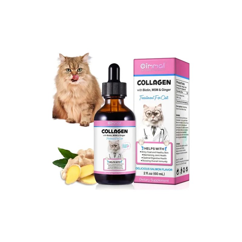 Colágeno Para Gato Salud Articular Digestiva Piel, Vitaminas