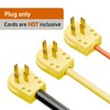 Nema 14-50P 50 Amp 125/250 Volt DIY Plug, 50Amp 4-Prong
