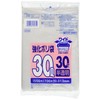 Nippon Sani Pack Reinforced Plastic Bags, Translucent, 1.1 gal (30