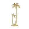 Deco 79 Polyresin Tree Decorative Sculpture Palm Home Decor Statue,