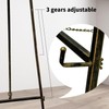 Metal Easel Stand with Chain Support for Mirror,Iron Floor Easels