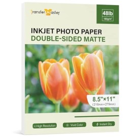 Double Sided Matte Photo Paper 8.5X11 Inches 48Lb For Inkjet Printer 30Sheets Fo