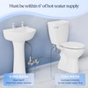 Clear Rear Hot and Cold Bidet Attachment for Toilet –