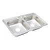CNX Tarja Doble Acero Inoxidable (84x48cm) Con Kit Instalación