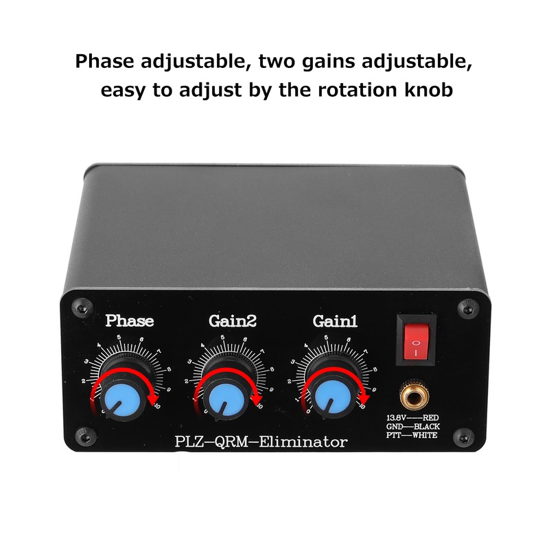 QRM Eliminator X-Phase 1-30MHz HF Bands Phase/ Two Gains Adjustable