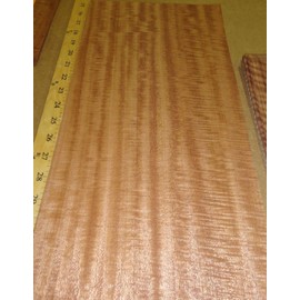 Mahogany Honduras Sapele Figured Wood Veneer 9" x 18" raw no Backing 1/42"
