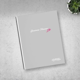 Perfect Planner Company - 6 Months Undated Business Planner - Daily, Weekly and Monthly Organiser - Notes and Ideas - Meal and Exercise - 100gsm FSC Paper - Semi Flex Cover - Classic Grey
