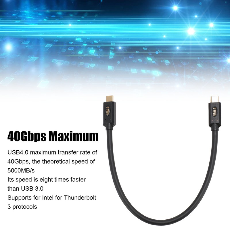 USB 4.0 Type C Data Cable Professional PD 240W 40Gbps