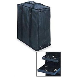 JEWELRY TRAY Carrying Cases in Black 16L x 9W x 19H Inches