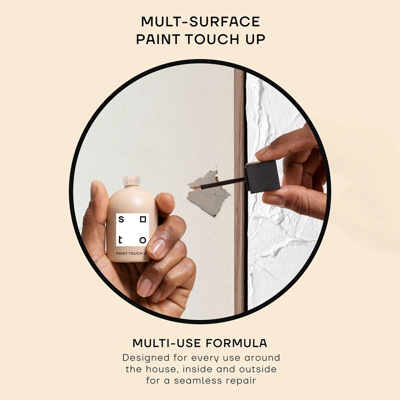 soto White Paint Touch Up, Multi-Surface, Matte Finish (No. 07