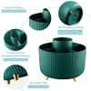 Cayxenful 360° Rotating Desk Organizer with 5 Compartments