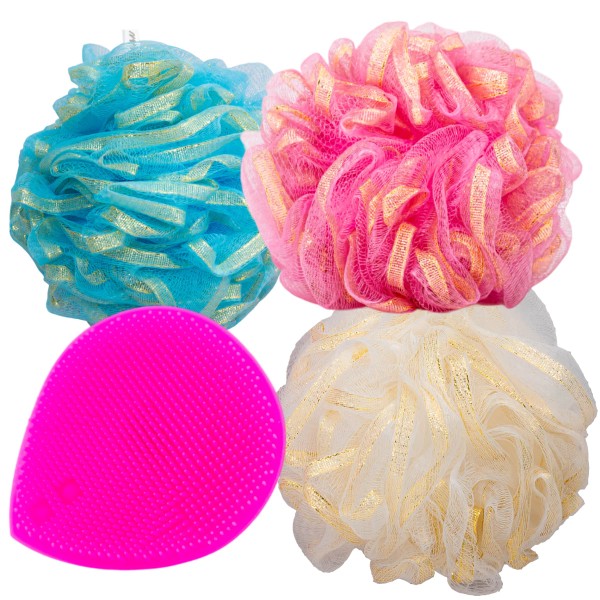 Unbranded Extra Large 75G Loofah Sponge Rich Lather Pouf Exfoliation
