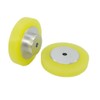 2PCS Industrial Encoder Meter Measuring Roller Rubber Wheel Wear-Resistant Polyurethane