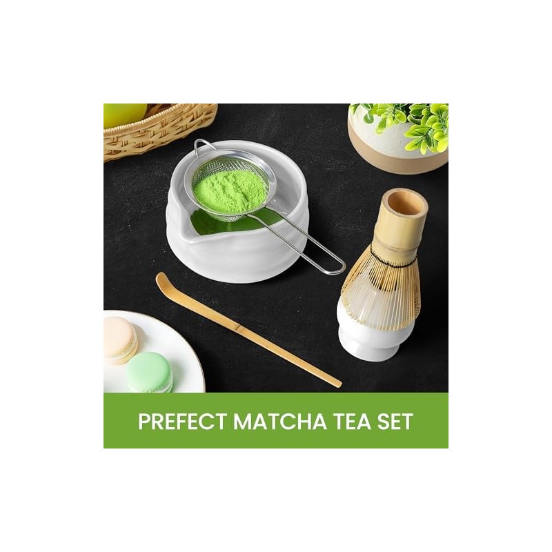 Juego de batidor de matcha y tazón, kit de fabricación