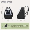 Breathable Cat Backpack Carrier, Large Space Cat Bubble Backpack for