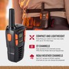 Cobra ACXT145 Compact Walkie Talkies - Rechargeable, Lightweight, 22 Channels,