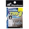 ハヤブサ(Hayabusa) シングルフック DSR132 フィネスガード TYPE-D 3号 5本 FF310