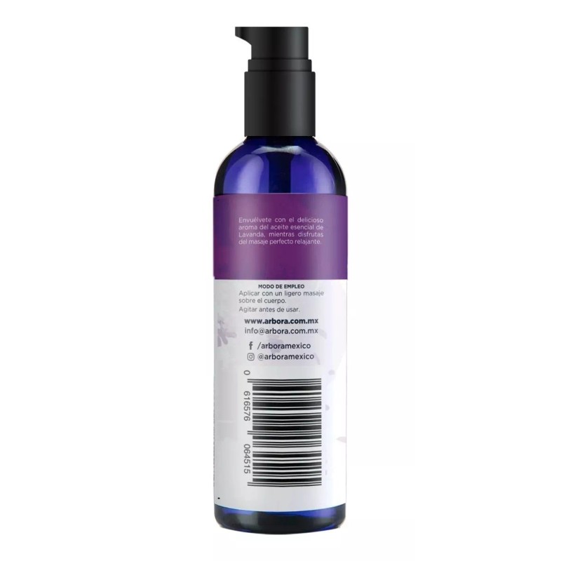 Arbora Aceite De Masaje Con Lavanda Relajante E Hidratante