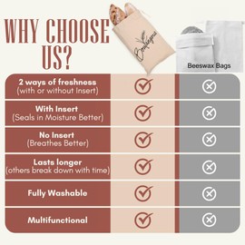 Bread Bags for Homemade Bread, Sourdough & Gluten Free Bread with Multifunctional Reusable Silicone Inserts. Silicone Kneading Dough Bag, Pizza Dough, Tortilla & Pasta Storage Bags - (16x11inch)