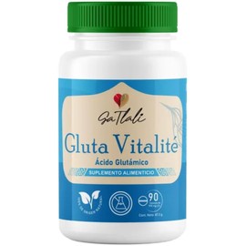 Ga Tlali – Gluta Vitalité Ácido Glutámico 90 Cápsulas – Con Vitaminas B12, B9 y C – Suplemento Vegano – Libre de Gluten y Lactosa – Bienestar Diario