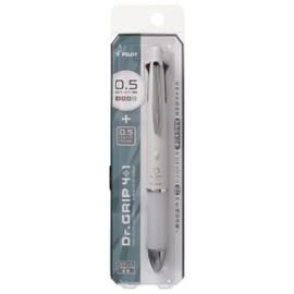 PILOT Multifunctional Writing Instrument Doctor Grip 4+1 5-Pack Cotton White PBH41DG155CW