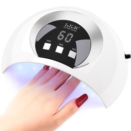 L.K.E 54 W UV Lamp for Gel Nails, UV Lamp with 3 Timers and Improved USB Charging, LCD Display, IR Sensor, Portable LED Lamp Nails, UV Lamp Nails, UV Nail Lamp, Nail Dryer