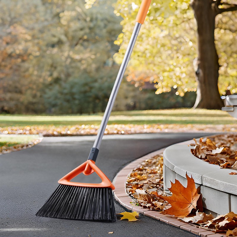 CLEANHOME Outdoor Brooms for Sweeping Patio, Commercial Grade Heavy Duty