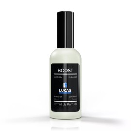 Lucas Fragrance Lab "Boost" - Iso E Super - Javanol - Ambroxan - Extrait de Parfum - 3.4oz/100ml