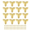 sourcing map 16 Pcs Decorative Box Corner Cover, 9mm Metal