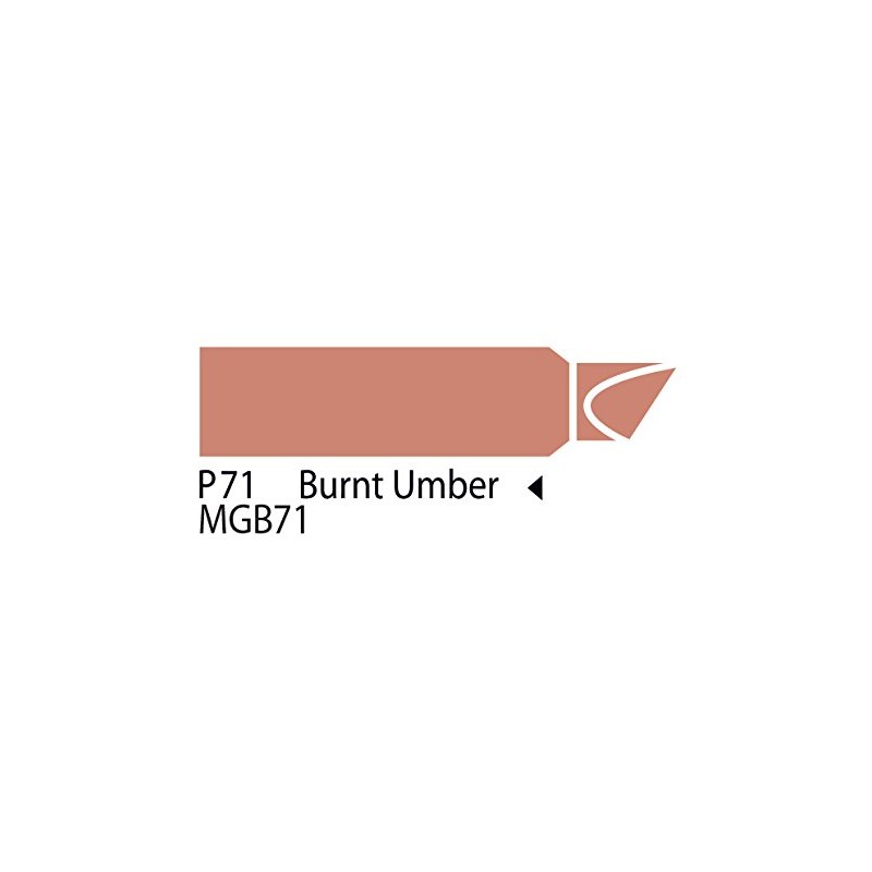 AD Marker The Original Chartpak, Tri-Nib, Burnt Umber, 1 Each