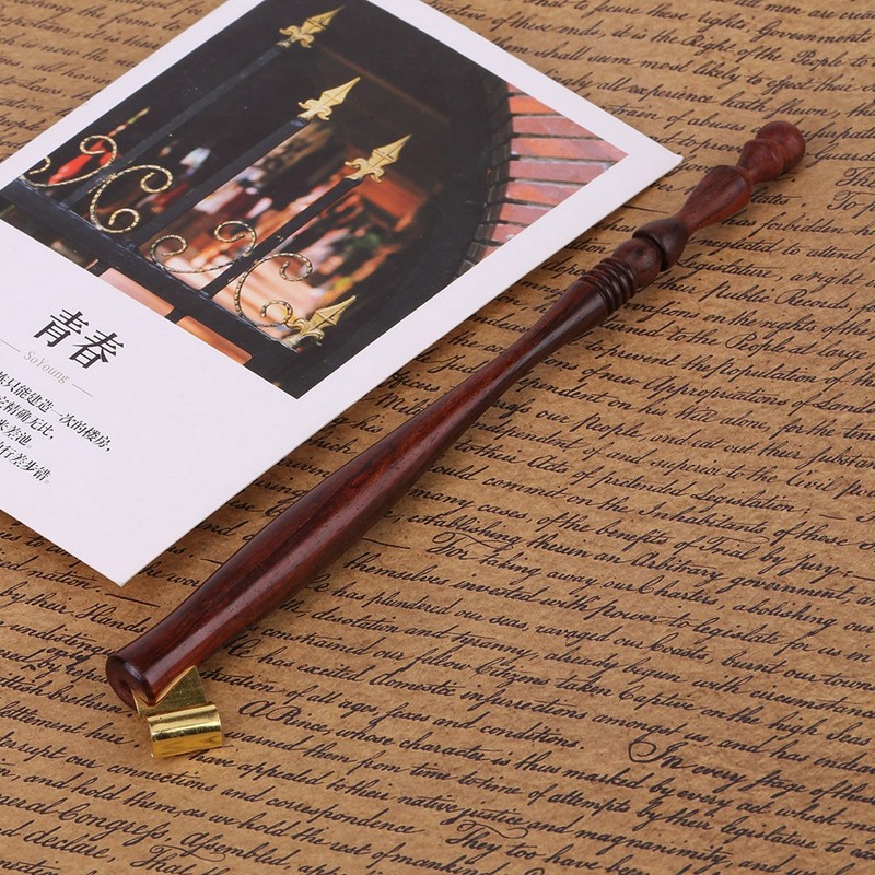 English Calligraphy Wooden Dip Pen Handle Nib Holder with Removable