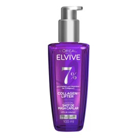 L'Oréal Paris Elvive Collagen Lifter Crema Para Peinar Volumen, Anti-Frizz, Para Todo Tipo de Pelo, Si Dejarlo Pesado, Para un Pelo con Más Cuerpo, 100ml