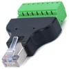 Tunghey 2Pack RJ45 Screw Terminal Adapter, RJ45 Breakout Board /