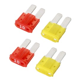 Micro2 Blade Fuse Holder Fuse with 10A, 20A Fuse - Tap 12V Car Add-a-Circuit Fuse TAP Adapter with Micro2 Blade Fuse （2 Sets）