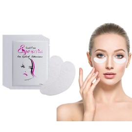50 Pairs Under Eye Gel Pads, Lint Free Skin Friendly Under Eye Patches Lash Pads for Eyelash Extension Treatment