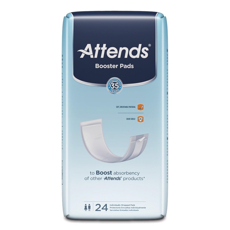 Attends Booster Pads for Adult Incontinence designed to boost absorbency