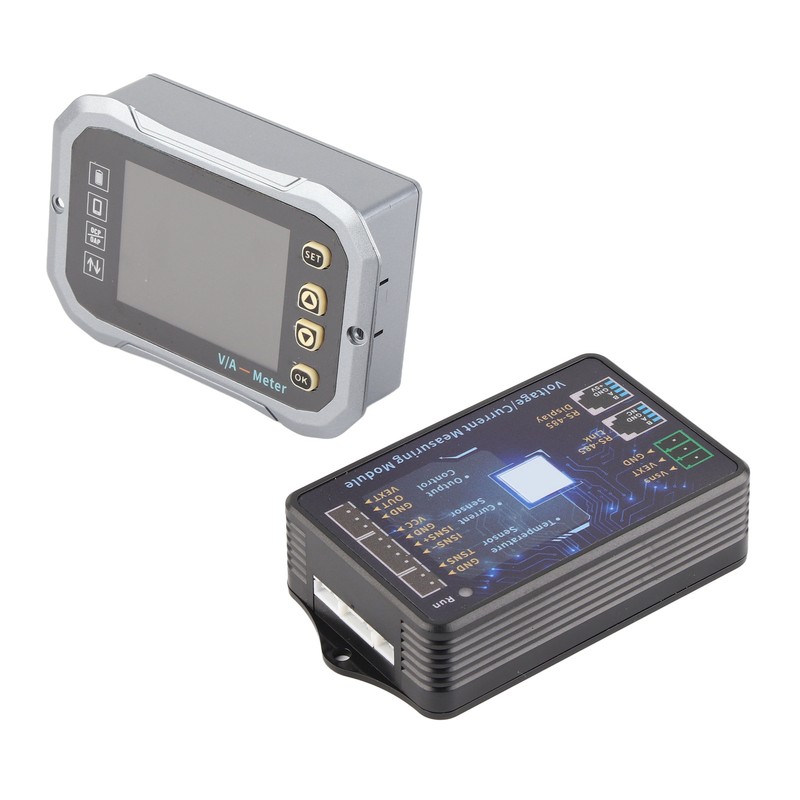 Battery Tester Voltmeter Ammeter Battery Coulometer Capacity Indicator