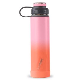EcoVessel Boulder Triple Insulated Bottle 709ml, Coral Sands