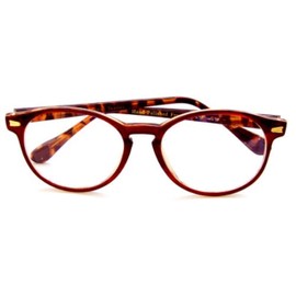 IB The Actor BIFOCAL Unisex Round Reading Glasses, Readers for Men and Women, Dark Brown and Tortoise +1.25