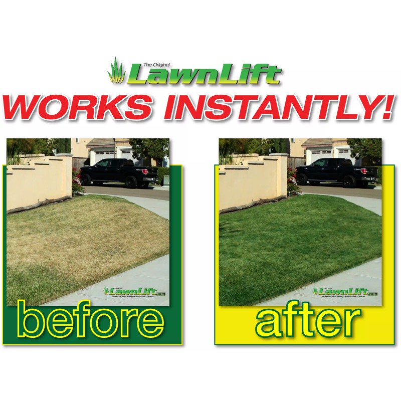 Lawnlift Ready to use Grass Paint. Just shake and spray!