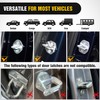 Nilight Car Door Step Universal Aluminum Latch Step for Car